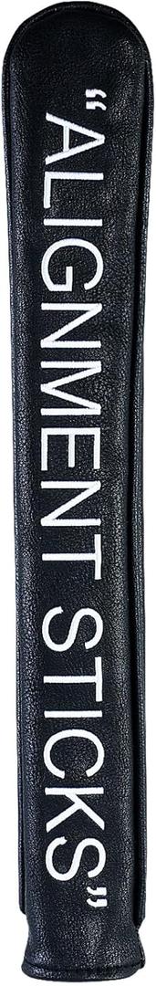 Golf Club Covers  Leather Driver Headcover, Fairway Wood, 3 Wood, Hybrid, Fits Mallet Blade Putter Head Covers Alignment Stick Cover