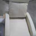 BestMassage | Recliner Chair | No Massage Function | Pu Beige | with Lumbar Support, Adjustable Push Back, Wide Armrests, Footrest & Padded Seat | Easy Assembly | for Living Room, Home Theatre