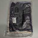 OQQ Women's 3 Piece Crop Tank Shirt Ribbed Seamless Workout Sleeveless Racerback, Black Haze Blue Beige, Small (S)