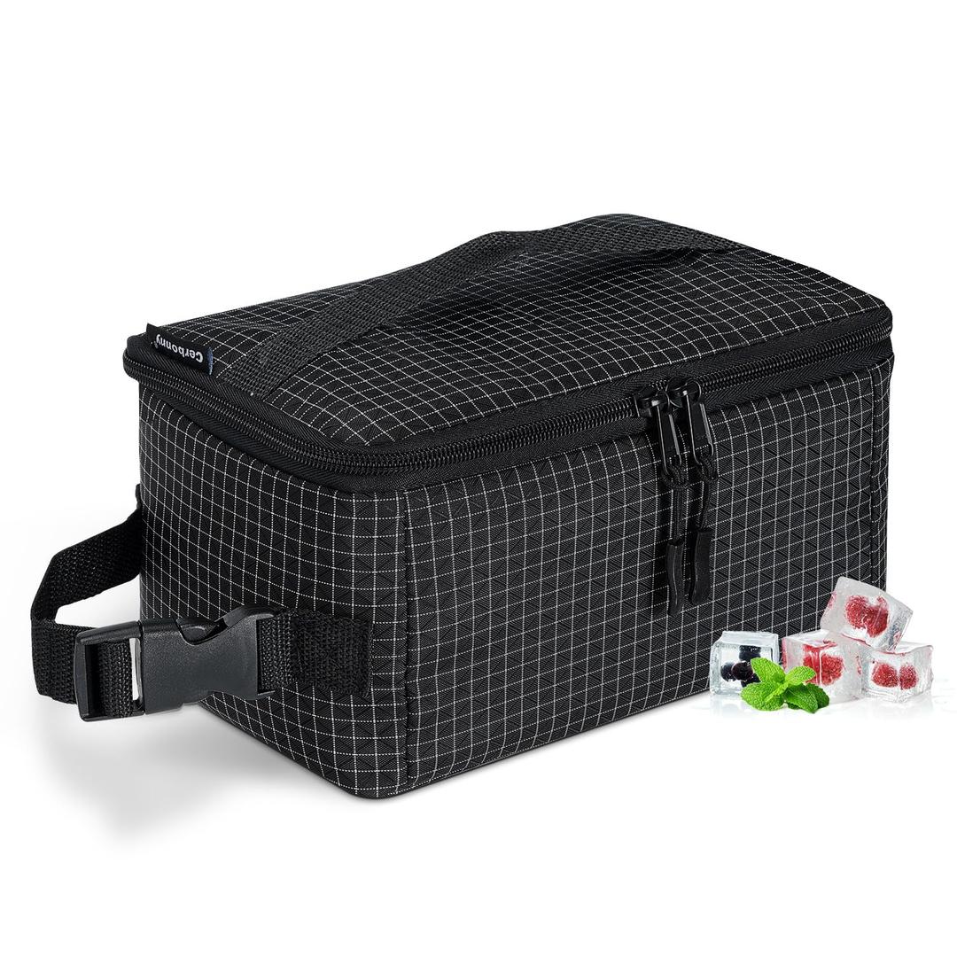 Cerbonny Small Lunch Box,Freezable Snack Bag for Adults & Kids,Freezable Lunch box,insulated Snack Bag with Buckle Handle,Compact Lunch Box for Work School Travel