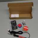 Soldering Iron Kit, 60W Soldering Iron with 5pc Interchangeable Tips, 10-in-1 Adjustable Temperature Solder Welding Tools, Fast Heating, Electronic Repair, 110V