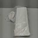 Wireless Keyboard and Mouse Combo, Full Size Silent Ergonomic Keyboard and Mouse, Long Battery Life, Optical Mouse, 2.4G Lag-Free Cordless Mice Keyboard for Computer, Mac, Laptop, PC, Windows(White)