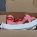 Asou Baby Walker 3 in 1 Sit to Stand Walker With Activity Table and Center for Newborn Toddler (Pink)