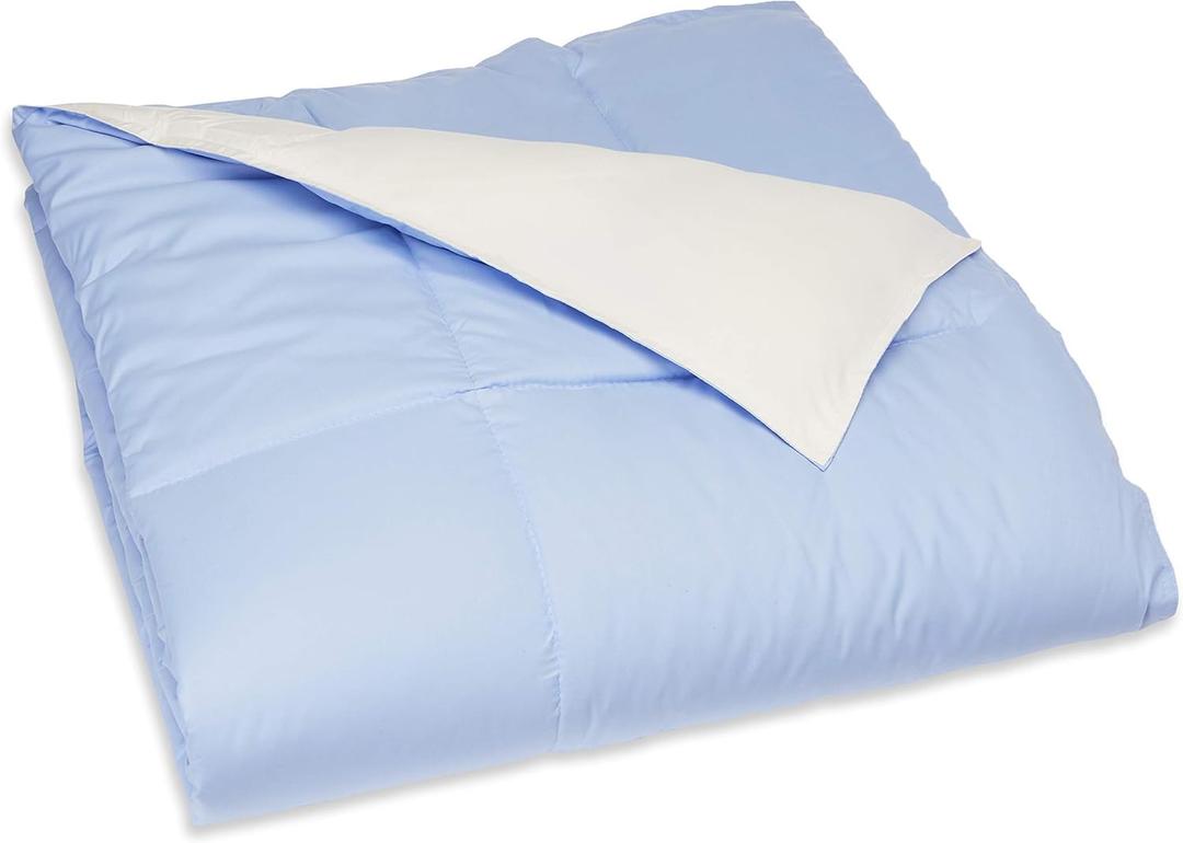 Modern Threads Down Alternative Reversible Comforter Blue/Cream Twin