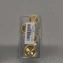 Uenede 4PCS Brass 1/2 Inch NPT Caps Outer Hex 1/2" NPT Female Thread Socket Pipe End Cap Plugs Fitting for Water/Oil/Gas