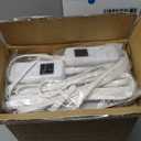 Sunbeam Royal Ultra Fleece Heated Electric Blanket King Size, 90" x 100", 12 Heat Settings, 12-Hour Auto Shut-Off, Machine Washable, Pebble Beige