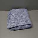 Amazon Basics Lightweight Super Soft Easy Care Microfiber 4 Piece Bed Sheet Set With 14" Deep Pockets, Queen, Blue Damask, Printed