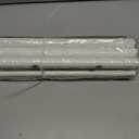 Double Curtain Rod, 36 to 76 Inch White Decorative Double Rods