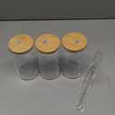 sungwoo 4PCS Glass Cups with Bamboo Lids and Straws, 16OZ Ice Coffee Cup, Drinking Cup set with Wooden Lids, Home Essential Glass Tumblers for Beer, Cocktail, Tea and Latte Clear