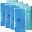 4PK Flexible Gel Ice Packs for Injuries Reusable - Gel Ice Pack Cold Compress for Knee, Back, Neck, Wrist, Hand, Elbow, Ankle Pain Relief - 9.5" x 4.5"