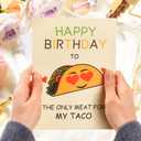 3 x Funny Birthday Card for Husband, Happy Birthday Cards for Boyfriend, Naughty Bday Card Gifts for Men Him with Envelope