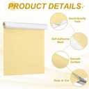 PATIKIL Twill Repair Patches for Sofa Tent Bag,16x79in Self-Adhesive Patches Repair for Clothing, Fabric Crafts, Kit for Backpack Shoe Decoration (Beige Yellow)