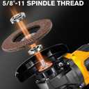 4-1/2" Cordless Angle Grinder Tool, Brushless Cordless Grinder For Dewalt 20V Max, With Quick-release Guard, 3-speed Control (Tool Only, NO Battery/Charger)