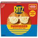 RITZ Sunkissed Crackers, Snacks for Kids and Adults, Lunch Snacks, Limited Edition, 13.7 oz, Best By Oct. 20, 2025