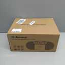 M-Amazup Boombox CD Player Portable, Cassette Player Combo with CD MP3 Bluetooth AUX TF USB FM Radio AC/ DC Powered, Boom Box with Remote Control, Headphone Jack, Stereo Sound for Home, Kids, Gift