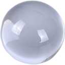 JITEM Crystal Ball Quartz Glass Transparent Ball Feng Shui Transparent Color Magic Natural Glass Ball Decoration Photography Healing Chakra Stones Zhenghong (Color Clear)
