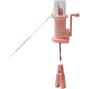 BEN YEDD Rope Braid Hand Shaking Quick Rope Tool Pink Green Braiding Machine Knotted Maker (Pink)