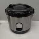 IMUSA 10cup Deluxe Stainless Steel Electric Rice Cooker with Steam Tray