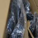 BestOffice | Ergonomic Office Chair | Mid-Back Swivel Desk Chair | Breathable Backrest & Lumbar Support | Adjustable Height | Sponge Seat | Rolling Wheels | Dark Black | for Adults & Women