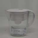 Brita Water Filter Pitcher for Tap and Drinking Water with 1 Standard Filter, Lasts 2 Months, 6-Cup Capacity, BPA Free, White