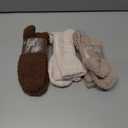 Cozy Socks for Women Gifts: 3 Pairs Luxe Cloud Fuzzy Socks for Home Sleep (Beige/Khaki/Brown(3 Pairs))