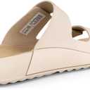 ECCO womens FlatSandal (Beige, S)
