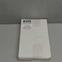 RattanView 7 Pcs Clear Glass Christmas Tree Ornaments Crystal Mini Spun Glass Blown Hanging Decorative for Christmas Tree House Party Holiday Decorations