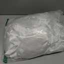 CozyLux Satin Fitted Sheet Queen Size, White Silky Satin Bed Fitted Sheet Only with Silky Microfiber, Deep Pocket, Single Bottom Sheet Sold Separately, Breathable, Smooth and Soft