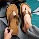 Mens Flip Flops Thong Sandals Lightweight Comfortable Summer Beach Slides Soft Cushion Footbed Open Toe Slippers for Pool Showers Dorms Water Friendly Indoor and Outdoor (XL)