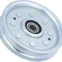 GELASKA 2 Pack AM37249 Idler Pulley Replace John Deere AM107468, AM37442, AM35862, D18314, TCA22982, eXmark 1-602501, 1-403009, Husqvarna 601000391, 533310326, Snapper 2441649, 1680299, 07300039