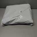 8x16Ft Rectangular Pool Cover with Side Storage for Oval and Rectangular Above Ground Pool, One-Piece Solar Oval Pool Cover, Preventing Waterlogging, UV and Weather Resistant WP:10000kPa+