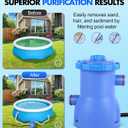 Pool Filter Pump, 300 GPH Flow Rate, for Clean and Clear Pool Water