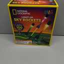 National Geographic Air Rocket Toy Ultimate LED Rocket Launcher for Kids, Jump and Launch the Light Up, Air Powered, Foam Tipped Rockets up to 100 Feet