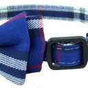 Cat Collar Breakaway with Bell and Bow Tie, Plaid Design Adjustable Safety Kitty Kitten Collars(6.8-10.8in) (Blue Plaid 1)