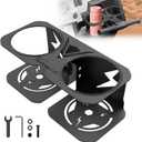 StarknightMT RZR Cup Holder, Aluminum Passenger Grab Handle Drink Holder Fits 18-40oz Cups Compatible with Polaris RZR 1000 XP 14-23, 900 14-20, 800 12-14, XP Turbo 16-21