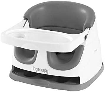 Ingenuity Baby Base 2-in-1 Seat - Slate - Booster Feeding Seat
