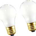 60 Watt Incandescent Light Bulbs, E26 A19 Stepless Dimming Light Bulbs 400lm, 3000K Soft Warm White, Vintage Frosted Incandescent Filament Bulb for Home (2 Pack)