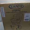 Graco Extend2Fit Convertible Baby Car Seat, Rear and Forward Facing, Adjustable Extension Panel for Extra Legroom, Gotham (2-in-1)