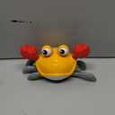 Crawling Crab Baby Toy Gifts: Tummy Time Toys Walking Dancing Cute Essentials Electric Induction Sensory Stuff Moving Babies Crabs with Light Up Music for Toddler Boys Girls Items Interaction Gadgets