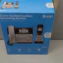 AT&T TL86103 2-Line Corded/Cordless for Small Business with Answering Machine, 2-Mailboxes, Connect-to-Cell, Caller ID Announcer, Intercom, Long Range & Expandable to 12 Handsets, Silver/Black