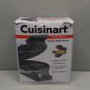 Cuisinart Waffle Maker, 1250W Round Classic Waffle Iron, 5-Setting Adjustable Browning Control, WMR-CANAS, Brushed Stainless