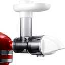 Masticating Juicer Attachment for KitchenAid Stand Mixers, Masticating Juicer, Slow Juicer Attachment for KitchenAid Stand Mixers, White(Machine/Mixer Not Included)