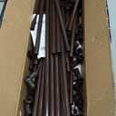 LANTEFUL 10 Tiers Tall Shoe Rack 20-25 Pairs Boots Organizer Storage Sturdy Narrow Shoe Shelf for Entryway, Closets with Hooks, Brown