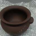 Olla de Barro para Caf 1.2L con Asas Olla Pequea para Estufa, Purple Clay Pot for Coffee, Hot Drinks and Sauces