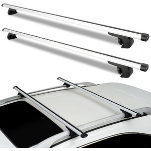 SYDSZ Car Roof Rack Cross Bars 53 Thick Aluminum Crossbars Universal Roof Rack, Fits Most Vehicles with Existing Raised Side Rails with Gap