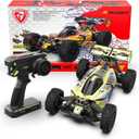 AMORIL RLAARLO 1/8 Dragon Knight Electric Brushless RC Car for Adults with 80km/h,4X4 RTR Off-Road Buggy,Hobby Racing Competition Grade, Charger and Battery Excluded