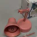 7 Pcs Miniature Laptop Tablet Phone Mini Books Desk Lamp Miniature Office Mini House Accessories, Pink