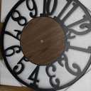Glow in The Dark Wall Clock Battery Operated, 20''