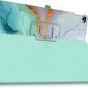 Fintie Folio Case for iPad Pro 12.9 (2nd Gen) 2017 / iPad Pro 12.9 (1st Gen) 2015 - [Corner Protection] Premium PU Leather Smart Stand Protective Cover with Auto Sleep/Wake (Emerald Marble)