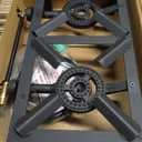 COOKAMP Propane Double Burner Angle Iron Camp Stove with CSA Listed Regulator and 4ft Hose (SA2200)